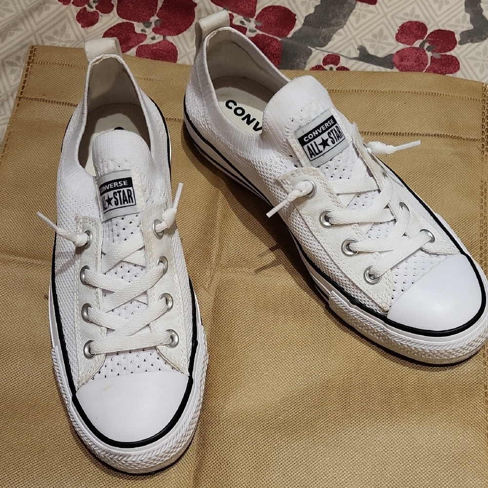 Converse White Low-Top Sneakers